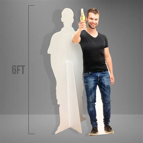 personalised life size cardboard cutout standees and strut cards the print hive