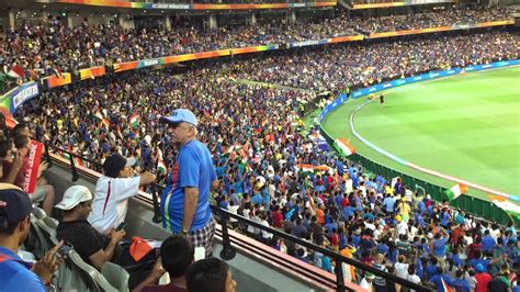 India V St Africa Crowd Scene Cricket World Cup 2015 Youtube