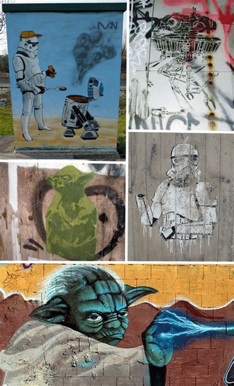 How Graffiti Can Be Even Cooler Just Add Star Wars Urbanist