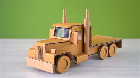 A Cardboard Truck How To Make A Truck Using Cardboard Diy