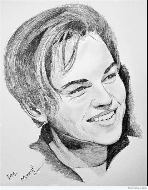 Perfect Pencil Sketch Of Leonardo Dicaprio