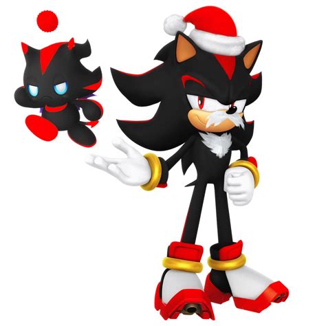 Santa Shadow and Shadow Chao 2017 Render by Nibroc-Rock on DeviantArt