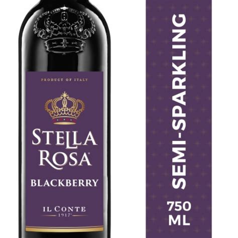 Stella Rosa Blackberry Italian Semi Sweet Red Wine 750 ML Kroger