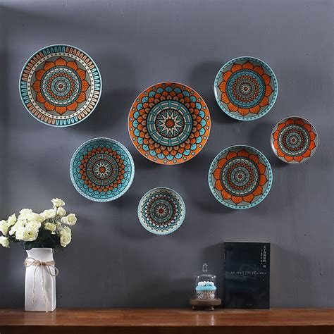 Home Decorative Ceramics Wall Decoration Dish Wall Hanging Plate