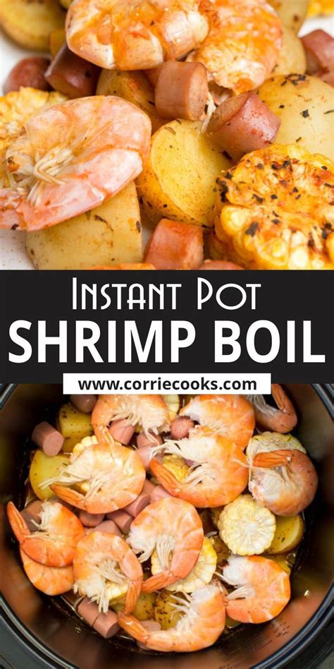 Instant Pot Shrimp Boil Recipe Seafood Recipes Healthy Crock Pot