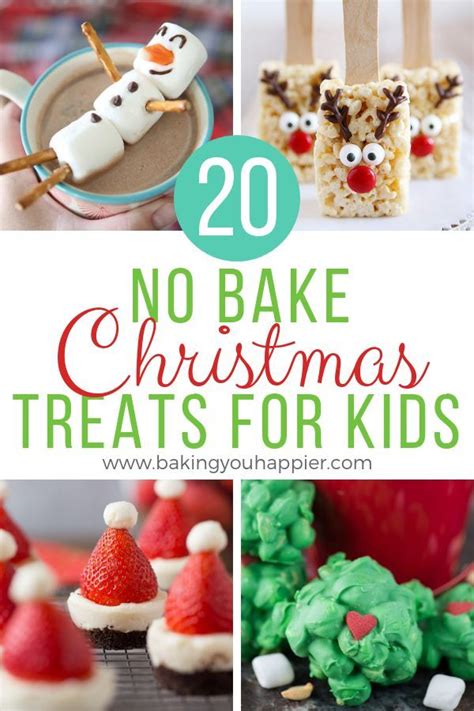Christmas sensory play, christmas cards and gift wrap, winter play ideas, father christmas theme activities, nativity activities for kids and more. 20 No Bake Christmas Treats for Kids | Christmas recipes ...