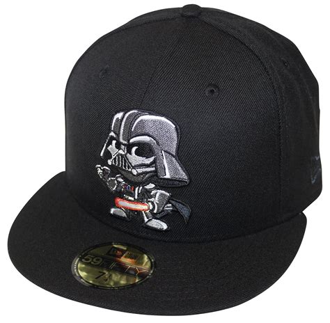 New Era 59fifty Star Wars Darth Vader Black Fitted Cap 7 Black Fits