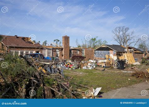 Tornado Path Of Destruction Stock Photo Image Of Active Nature 8968490