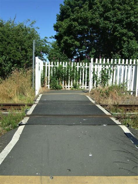 Pedestrian Level Crossing Over The © Jthomas Geograph Britain And