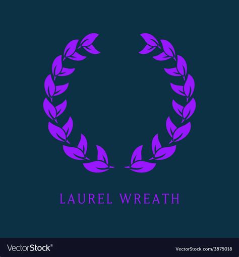 Laurel Wreath Royalty Free Vector Image Vectorstock