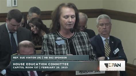 Rep Sue Vinton Speaks On Hb 562 Youtube