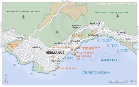 Hermanus Map Hermanus Map Rock Pools