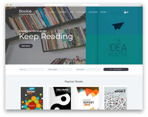 22 Best Books Website Templates For Bookstores And Publishers
