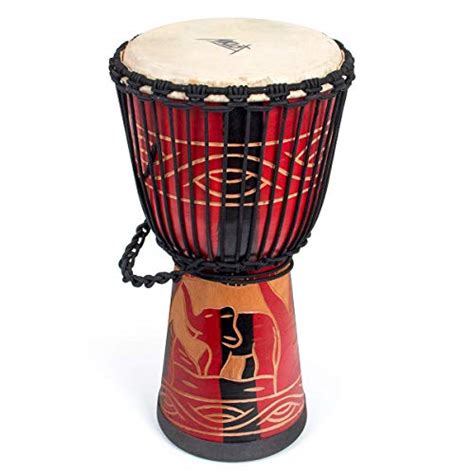 African Drum Hand Carved Bongo Congo Djembe Drum 95” X 20” Mahogany