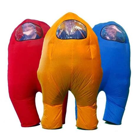 Inflatable Among Us Costume Suckstobebroke Ts Suits