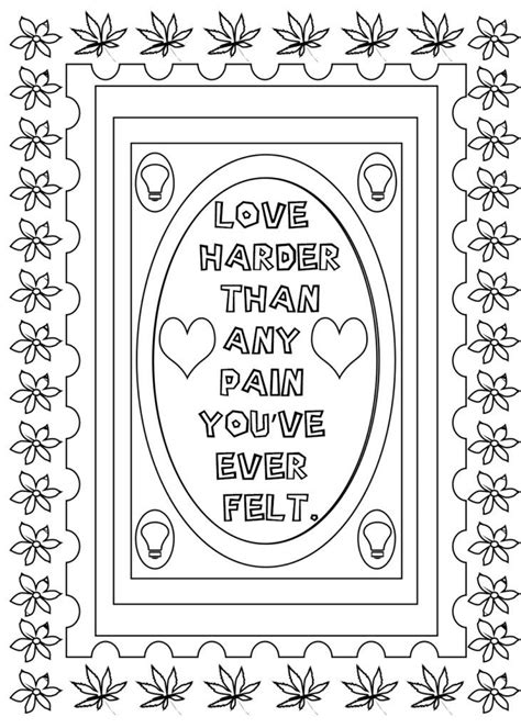 What better way to demonstrate your affection than by making your boyfriend a homemade gift. Love Quotes Coloring Pages (With images) | Quote coloring ...