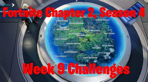 Fortnite Chapter 2 Season 4 Week 9 Challenges Cheat Sheet Riset