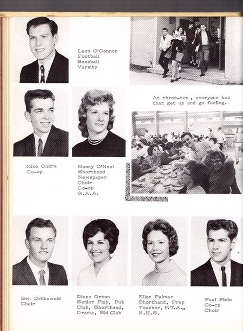 1962 Yearbook Seniors Center Line High School Memories