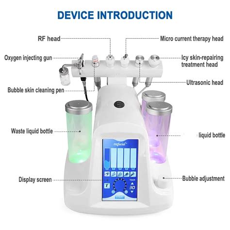 6 In 1 Hydro Dermabrasion Facial Spa Machine Water Oxygen Je · Renee Health Lifestyle