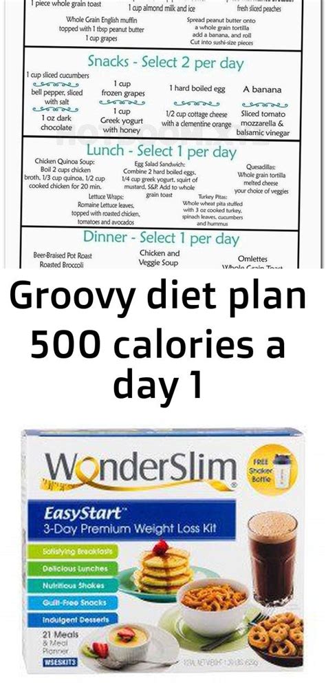 Diet Menu500 Calorie A Day Meal Plan Best Culinary And Food