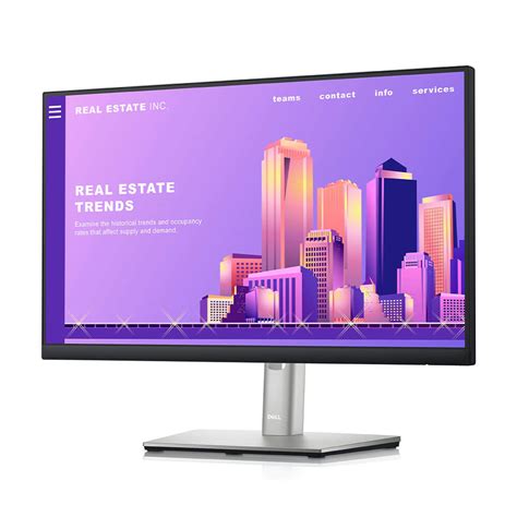 Dell Professional P2222h 22 Fhd Ips Home Office Monitor Computer Lounge