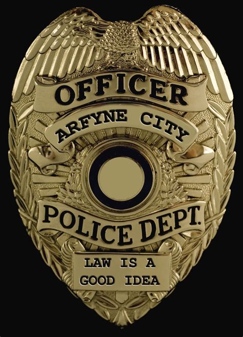 Arfyne City Police Badge Police Badge
