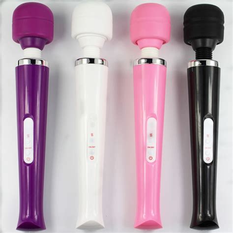 Rechargeable Strong Audlt Sex Product Usb Vibrating Magic Wand Massager Neck Clit Vibration