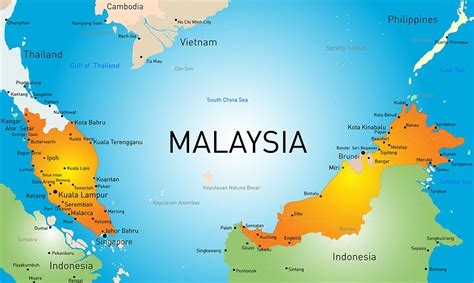 Population and vital statistics;united nations high commissioner for refugees , statistical yearbook and data files, complemented by statistics on palestinian refugees under the mandate of the unrwa. Vector map of Malaysia country | Custom-Designed ...