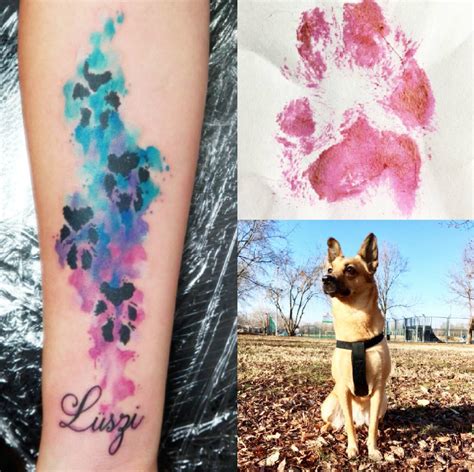 22 Really Cool Paw Print Tattoos For Dog People Laptrinhx News