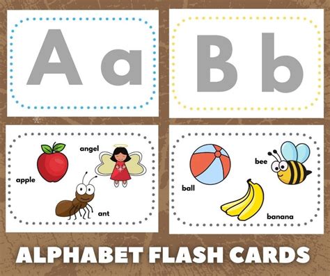 Alphabet Flashcards Printable Abc Printable Flashcards Alphabet