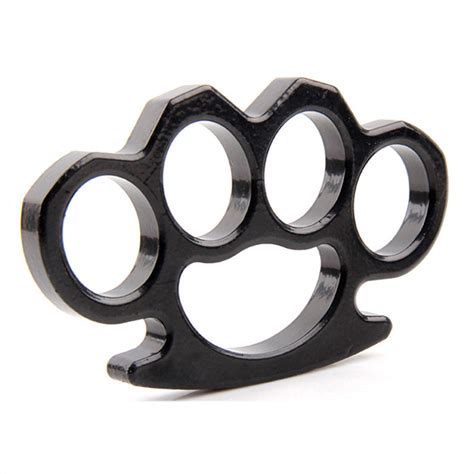 Thick Brass Knuckles Street Fighting Knuckle Dusters Powerful Self