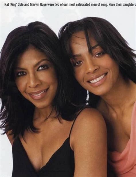 Natalie Cole Nat King Coles Daughter And Nona Gaye Marvin Gayes Daughter Natalie Cole