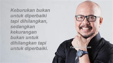 Ketika harapan dan impian sirna, itulah kegagalan yang sebenarnya. Kata-kata Bijak Andy F. Noya Kalimat Bijak Host "Kick Andy ...