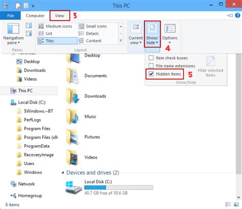 How To Show Hidden Files In Windows 10 Without Software