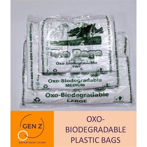 Oxo Biodegradable Plastic Bag 100pcs Shopee Philippines