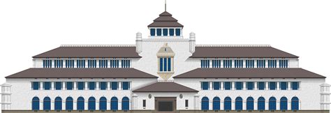 Gedung Sate Classical Building Vernacular Architecture Indonesian Art