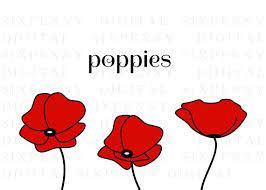 afbeeldingsresultaat voor paper poppies template