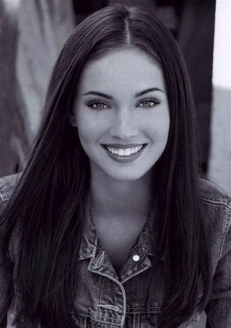 Young Megan Fox Black And White Rcelebs