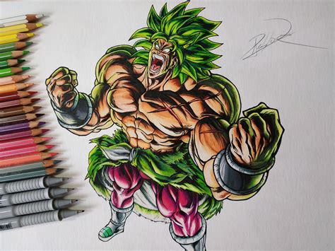 How To Draw Broly Easy How To Draw Broly The Legendary Super Saiyan
