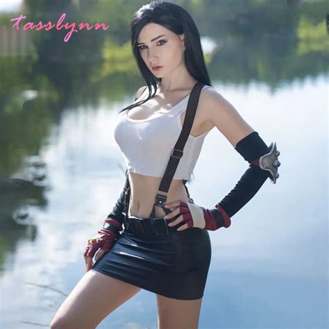 Hot Game Final Fantasy Vii Cosplay Tifa Lockhart Cosplay Costume Women Girl Outfit Sports Vest
