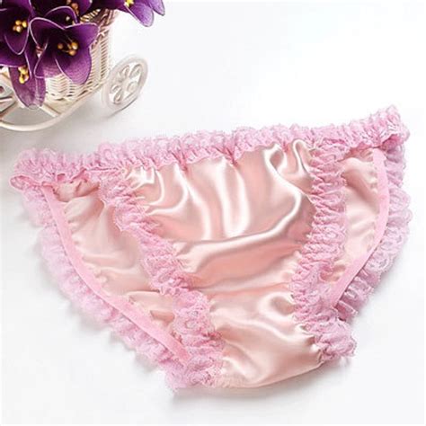 Buy Pure Silk Low Waist Panties Women 100 Mulberry Silk Sexy Lace Bikini