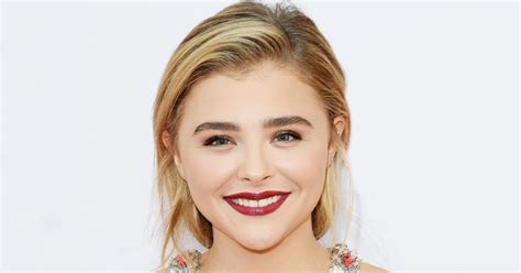 Chloe Grace Moretz New Haircut Long Bangs Fringe