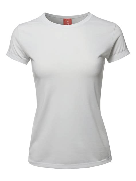 A2y A2y Womens Basic Solid Premium Short Sleeve Crew Neck T Shirt