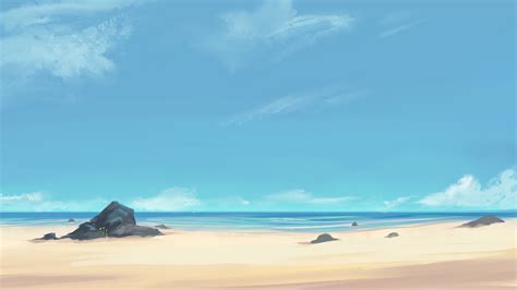 Update More Than Beach Anime Scenery Best In Cdgdbentre