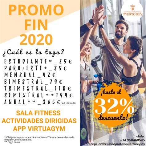 Promo Fin 2020 Centro Deportivo Puerto Rey