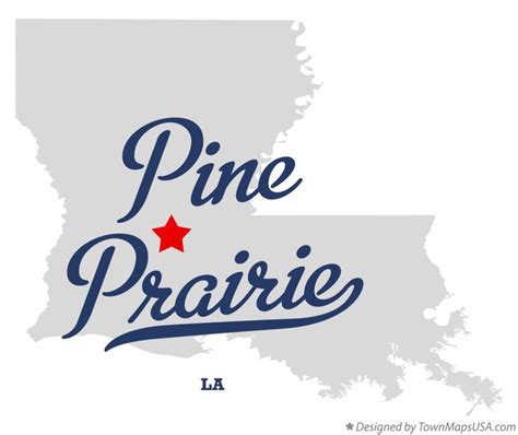 Map of Pine Prairie, LA, Louisiana