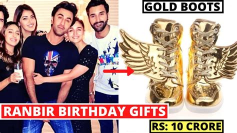Ranbir Kapoor Recieves Most Expensive Birthday Gifts From Bollywood