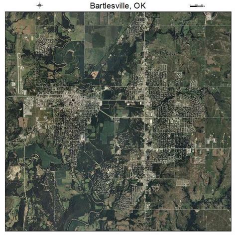 Aerial Photography Map Of Bartlesville Ok Oklahoma