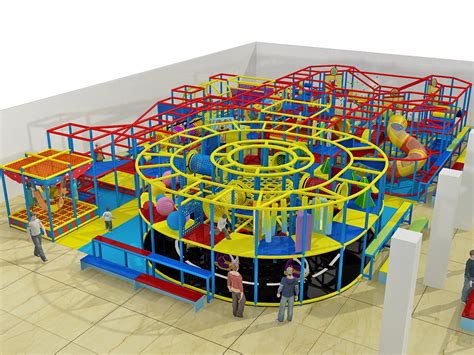 Massive 2 Story Indoor Playground With Large Toddler Area Indoor