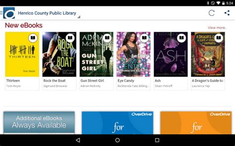 Borrow Ebooks Audiobooks And More For Free With Overdrive For Android